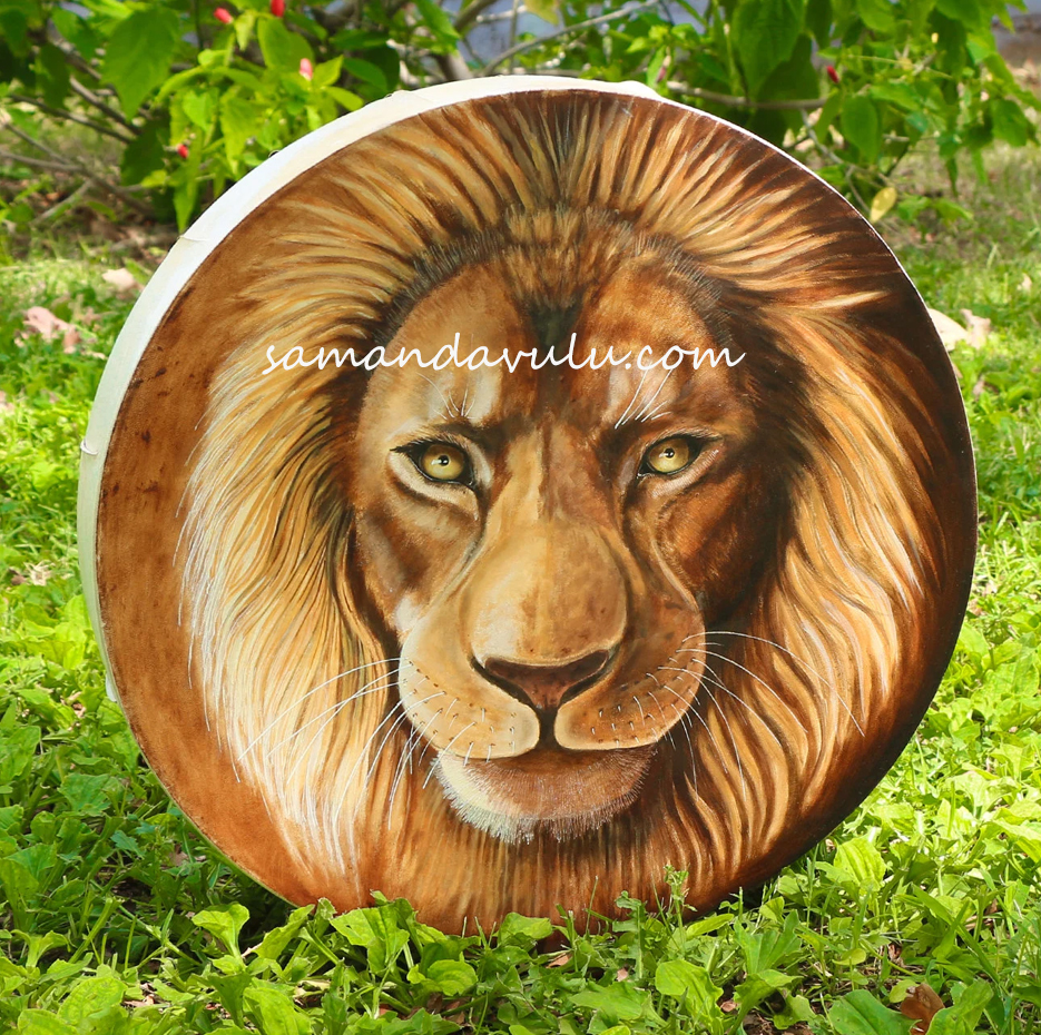 aslan şaman davulu 1