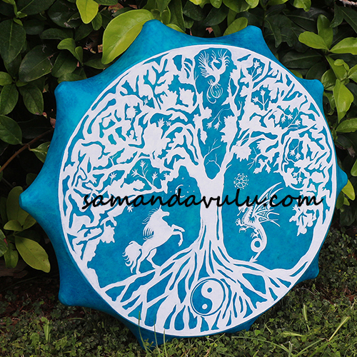 mavi şaman davulu 1