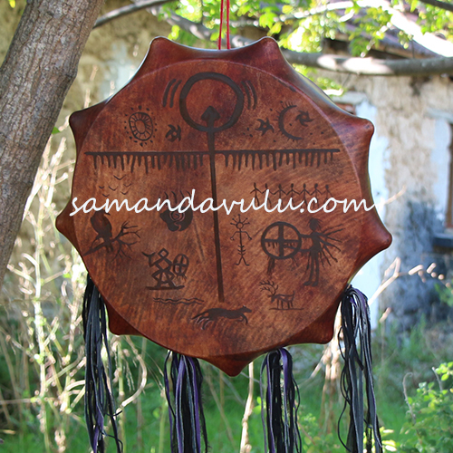 sibirya şaman davulu 1