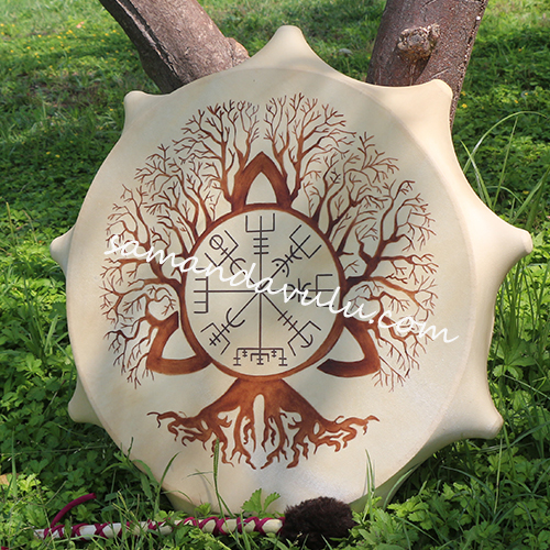 yaşam ağacı şaman davulu 3