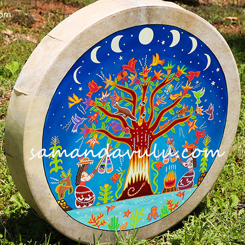 Huichol Şaman Davulu